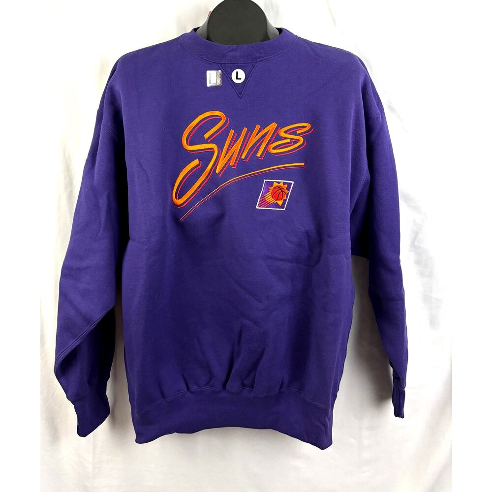 Vintage 1990s Phoenix Suns Pullover‎ Sweater Size L Deadstock NWT Authentic